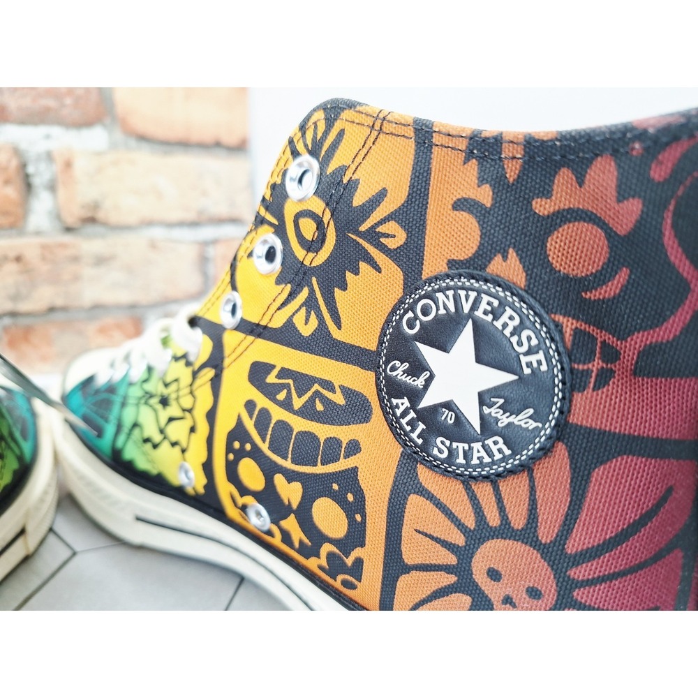 Converse Chuck 70‎ High Top Dia De Los Muertos Mens Size 11.5 A07985C New Rare - Picture 6 of 9